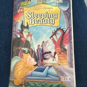 Disney Sleeping Beauty VHS Cover Art Multicolor